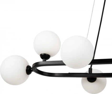 Подвесной светильник Freya Globos FR5222PL-08B1 (220V, на тросе, шарики, молекулы)
