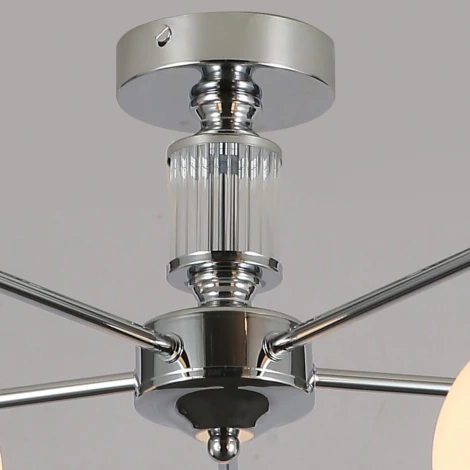 Потолочная люстра на штанге ILLUMICO IL0064-5C-79 CR (220V, шар)
