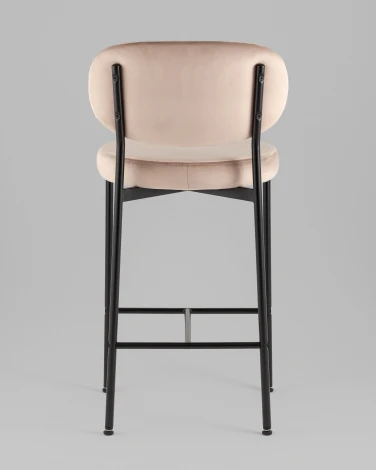 Стул полубарный Бриф VD велюр бежевый Stool Group УТ000042501