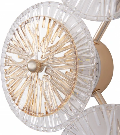 Бра светодиодное Arte Milano AM-1252B 5.1252B.D250.H600.LED G (220V, круглые)