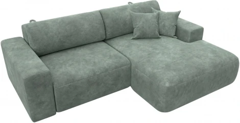 Диван угловой Лига-036 НПБ Классик правый угол Лига Диванов (Велюр) арт.127726