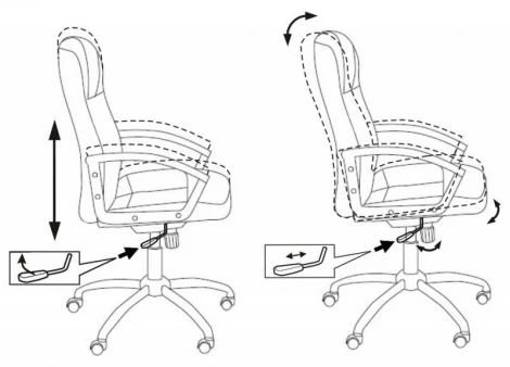 Кресло руководителя Бюрократ T-800N черный кожа крестовина металл хром