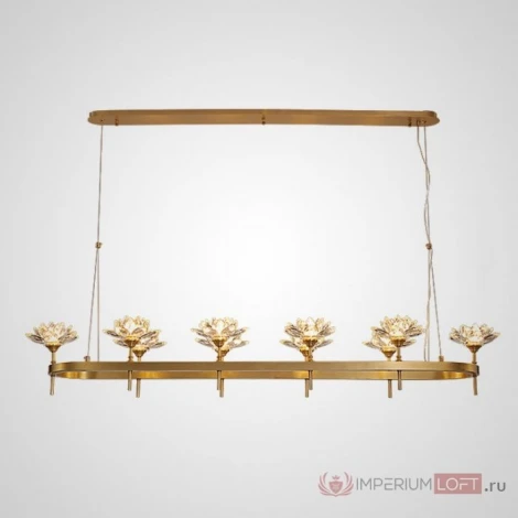 Подвесная люстра Lotos Long 10 ImperiumLoft Lotos-Long01 (177885-26) (220V, на тросе)