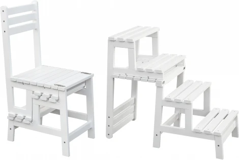 Стул-стремянка Массив снег от фабрики Mebelik