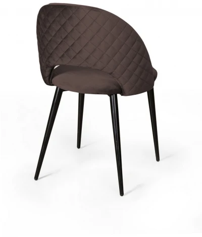 Стул Max ромб, бархат антрацит 14 Top Concept custom 78096