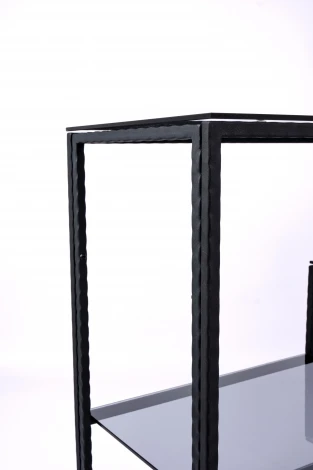 Консольный стол AllConsoles 1011-CB loft grey черный муар