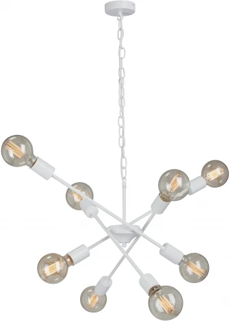 Подвесная люстра Vitaluce V4750-0/8, 8xE27 макс. 40Вт (220V, на цепи)