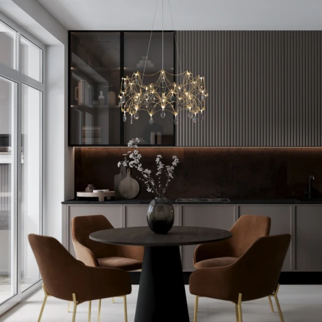 Подвесной светильник светодиодный Maytoni Led Strip Freya Elara FR5591PL-L36BS