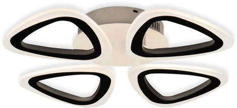 Потолочная люстра Ambrella Acrylica FA4482 (регулировка яркости, LED, 220V, пульт управления, цветы)