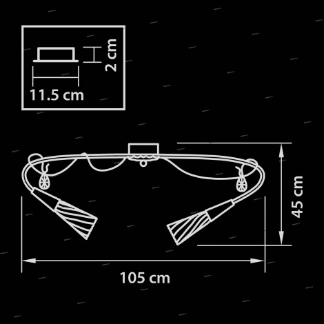Потолочная люстра Lightstar Aereo 711120