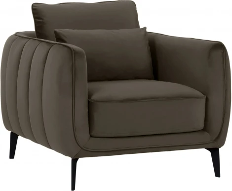 Кресло Amsterdam ОГОГО (арт.698454), (Ткань/Белый)