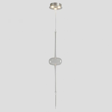 Подвесной светильник светодиодный Crystal Lux GLASS SP3W LED CHROME (220V, на проводе)