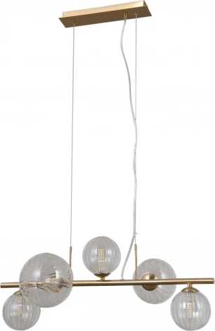 Подвесная люстра Moderli Molly V10800-5P (220V, на тросе, шар, молекулы)