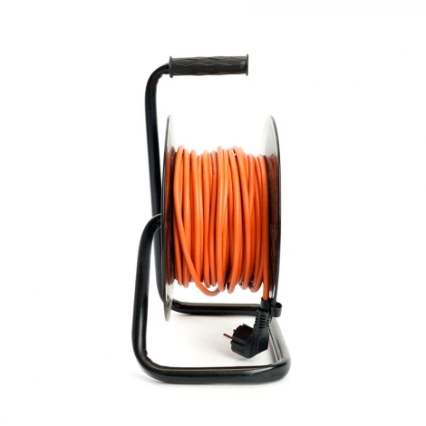 Удлинитель 4-х местный с заземлением 50 метров на катушке Stekker Standart 50185