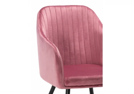 Стул Woodville на металлокаркасе Slam dark pink 11894