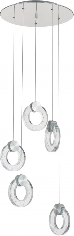 Подвесной светильник Simple Story 1081 1081-LED20PL (220V, хрусталь, на проводе, кольцо)