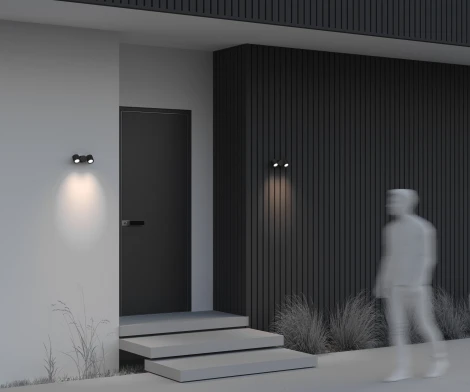 Настенный светильник уличный Maytoni Wall Street O010WL-02B (220V, IP54)