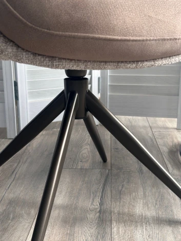 Стул ГРЕЙС (GRACE) 360 град, цвет КАПУЧИНО PENA-172 / G1229-7, ткань / ШОКОЛАДНОЕ ЗОЛОТО, ®DISAUR M-City 64845