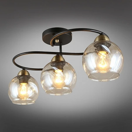 Потолочная люстра на штанге Omnilux Carini OML-95007-03 (220V, шарики)