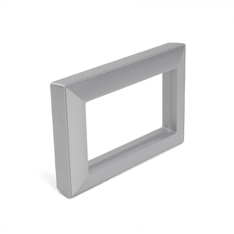 Рамка на 2 поста (серебро) Stekker Катрин 50048