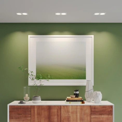 Светильник встраиваемый Novotech Gemini 371007 белый IP20 GX53 12W 220V