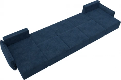 Диван п-образный Лига-051 НПБ МегаЛонг Лига Диванов (Велюр) арт.128746