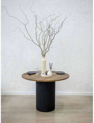 Кухонный стол Notta Барел (Металл,МДФ/Черный) арт.615170