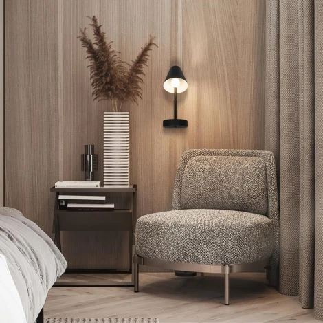 Настенные светильники Loft It Shelf 10216/1W Black (220V, выключатель)