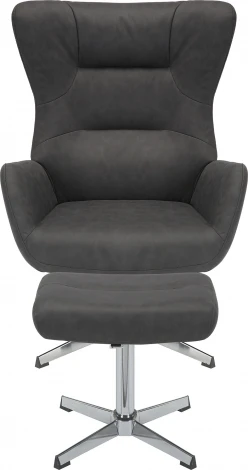Кресло мягкое Everprof Apple Ткань Темно-серый