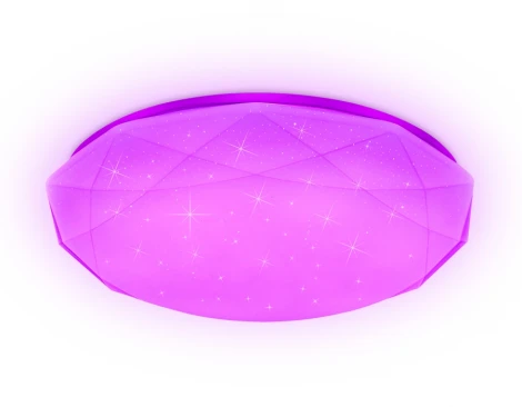 Потолочный светильник RGB круглый Ambrella FF FF418 (LED, 220V, пульт управления, круглые)