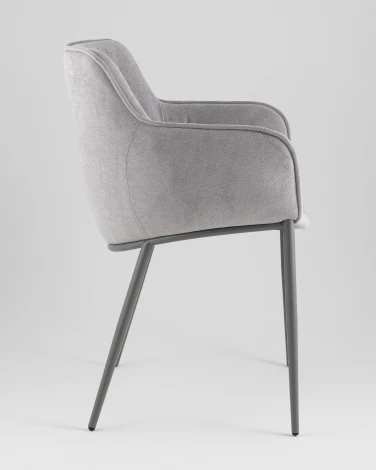 Стул Stool Group Твигги велюр серый, каркас серый УТ000041930