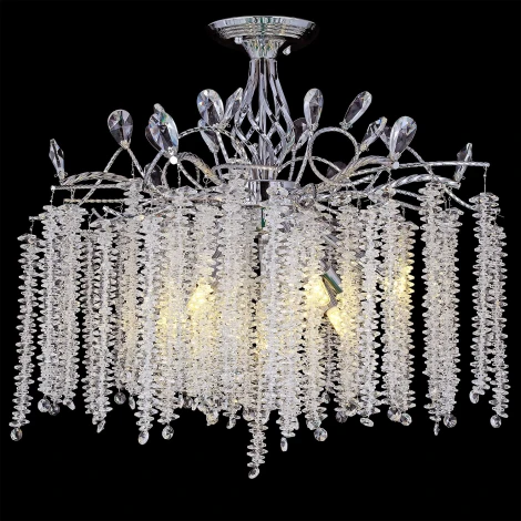 Потолочная люстра на штанге хрустальная Reluce 01113-0.3-600 CH