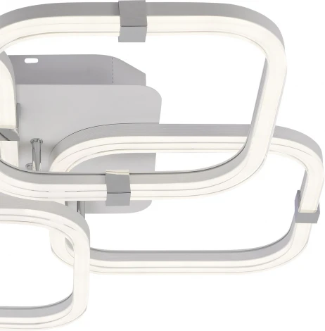 Потолочная люстра Escada Factor 10280/4LED 91Вт, металл/акрил, хром (регулировка яркости, 220V, пульт управления)