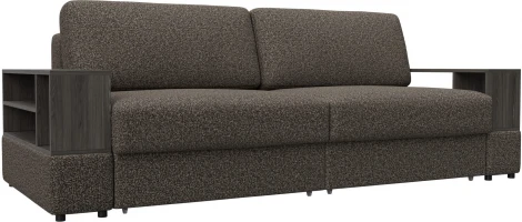 Диван прямой с 2 полками Лига-055 НПБ Лига Диванов (Велюр) арт.129065