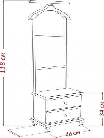 Вешалка напольная Leset Ричмонд Leset  арт.2000000092263