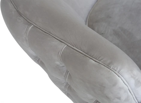 Кресло Garda Decor 87YY-1827 BG (Хром/Светло-серый)