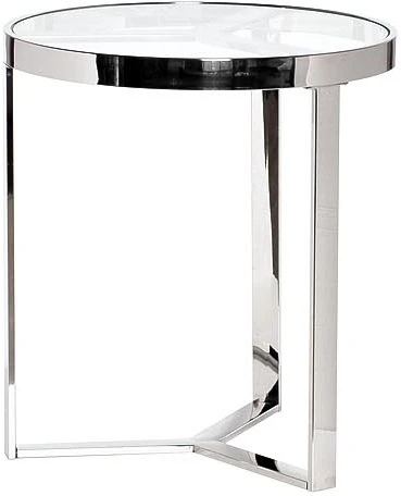 Журнальный стол Garda Decor 47ED-ET031 (Хром/Прозрачный)