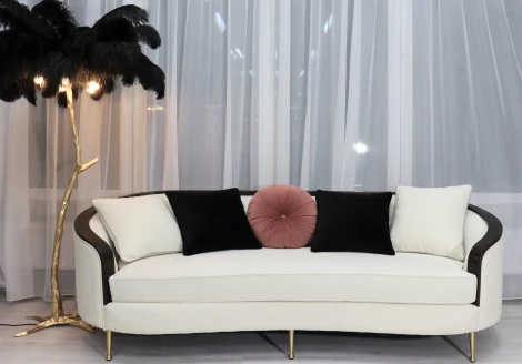 Диван IST-CASA трехместный Люкс NH1884-3, 223х92х78, экрю