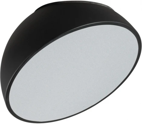 Потолочный светильник круглый Sonex Pluto Black 7658/35L пластик/белый/черный LED 35Вт 4000K D300 IP20 (220V, круглые)