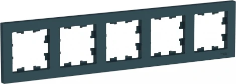 Рамка на 5 постов (изумрудный) Systeme Electric AtlasDesign ATN000805