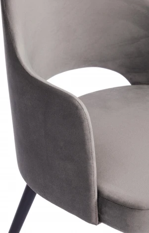 Обеденный стул Tetchair VALKYRIA (Ткань,Металл/Серый,Черный)