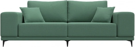 Диван прямой Льюес (Зеленый/Рогожка) Лига Диванов арт.123336