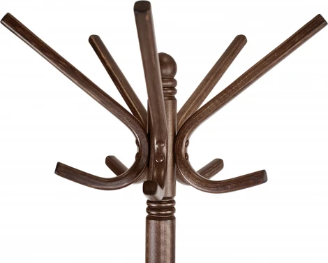 Вешалка напольная В 8Н средне-коричневый Mebelik арт.009100