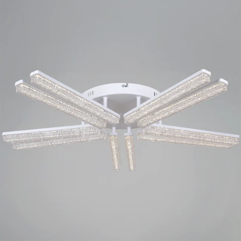 Потолочная люстра светодиодная на штанге с регулировкой цветовой температуры, яркости и ночным режимом Reluce 58290-0.3-10 WH