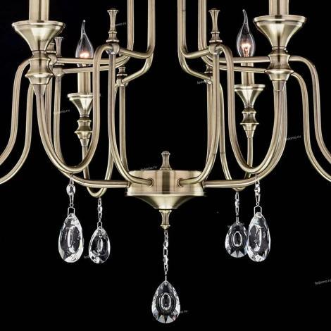 Подвесная люстра Citilux Рига CL437183 (220V, на цепи, подсвечник, свеча)