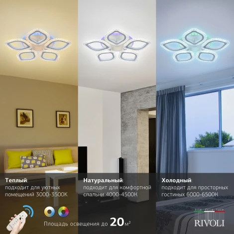 Потолочная люстра Rivoli Dietlinde 6049-105