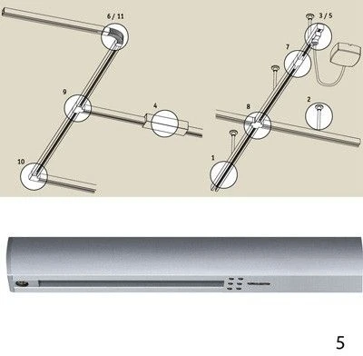Питание боковое Paulmann Urail C 96870