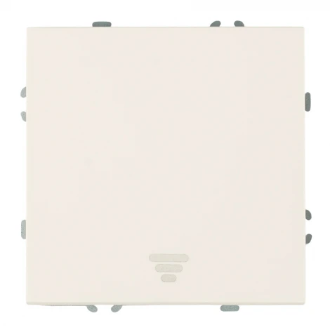 Выключатель одноклавишный самовозвратный (белый фарфор, soft touch) Stekker Эмили 50324