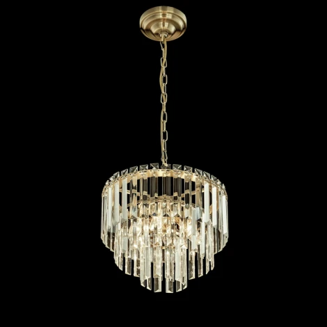 Подвесная люстра Citilux Фонда CL303163 (220V, хрусталь, на цепи)