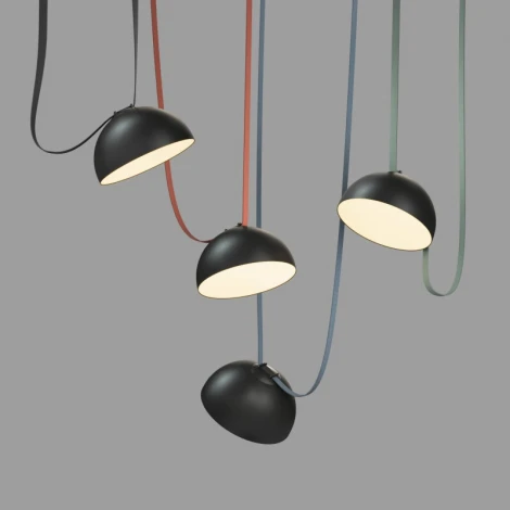 Трековый светильник низкоковольтный для ременной системы LED 48V Denkirs Belty Flow DK5563-BK